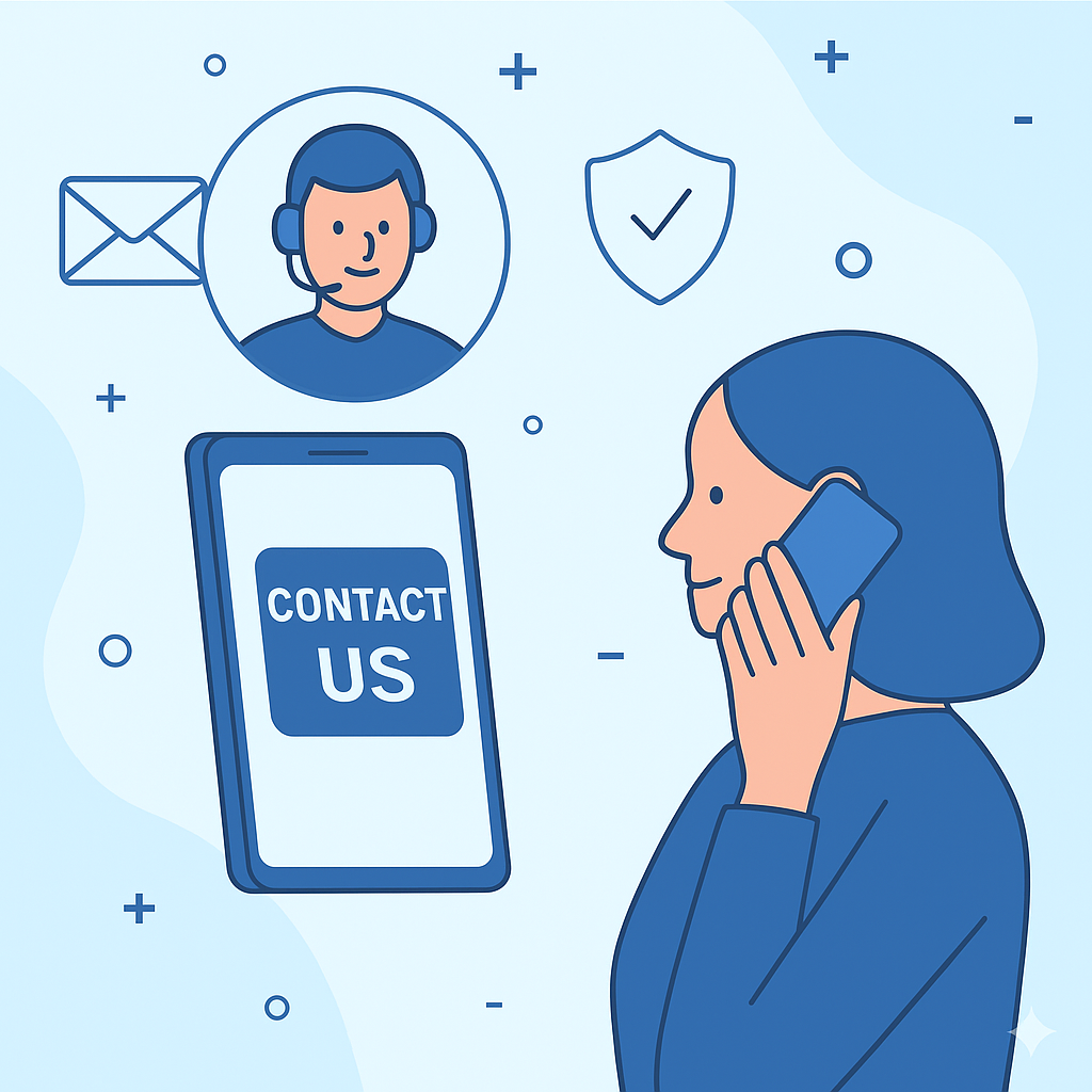 Contact Us Illustration